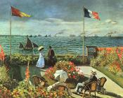 Claude Oscar Monet : Terrace at St Adresse